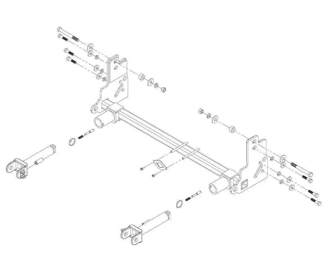 Roadmaster EZ Lock Mounting Bracket 70319 for Secure Trailer Hitch Connection by ROADMASTER