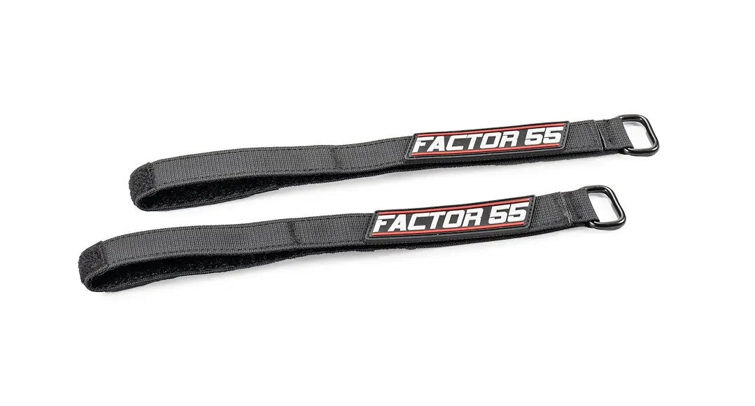 Factor 55 Strap Wraps (PKG of 2) - Heavy-Duty Vehicle Tie-Down Accessories