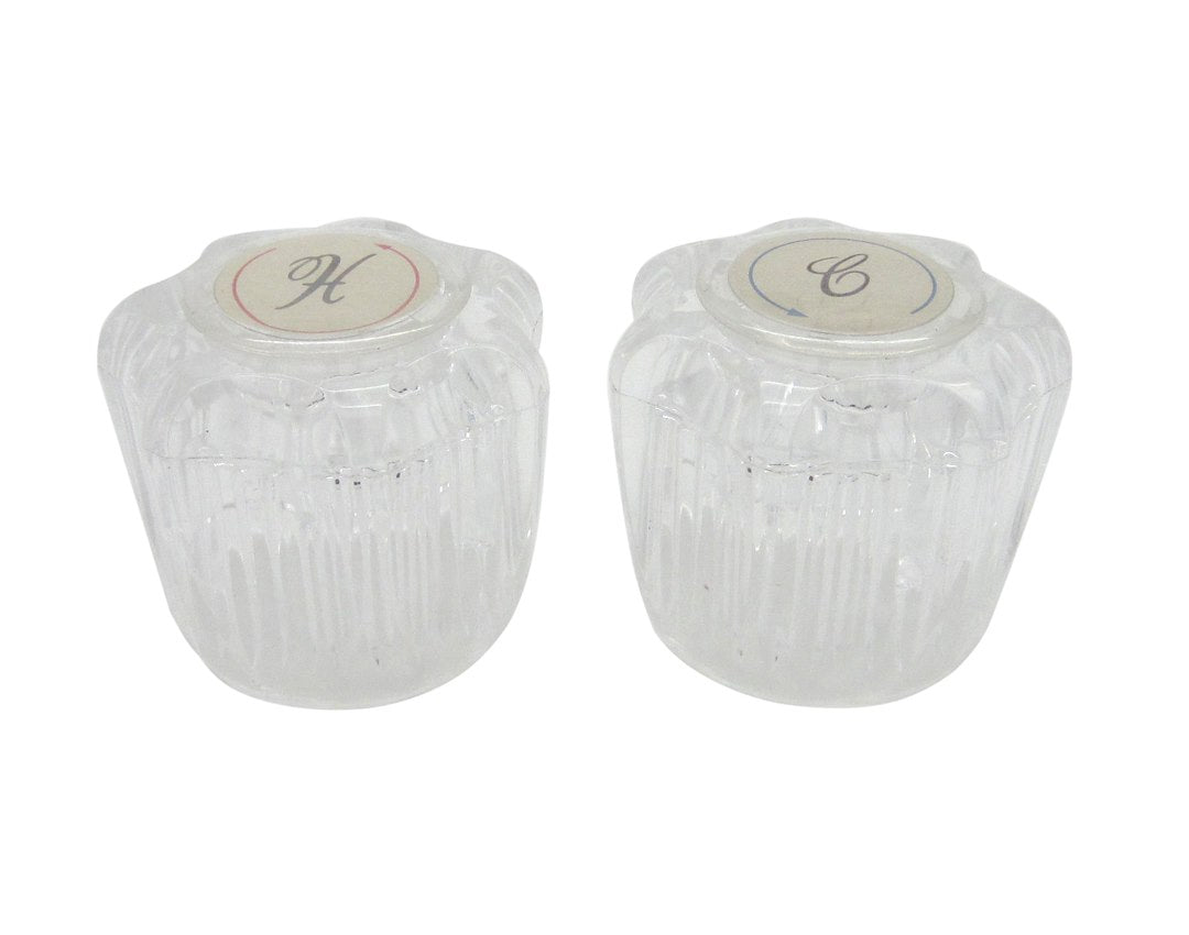 DURA FAUCET DFRKA Crystal Acrylic Knobs – Elegant Bathroom Cabinet Hardware