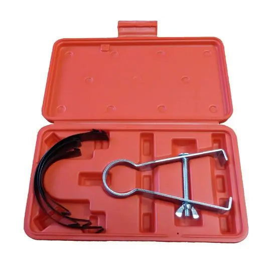 HELIX RACING Piston Ring Install Tool Set (Part Number: 3901504) - 5 Pieces with Case