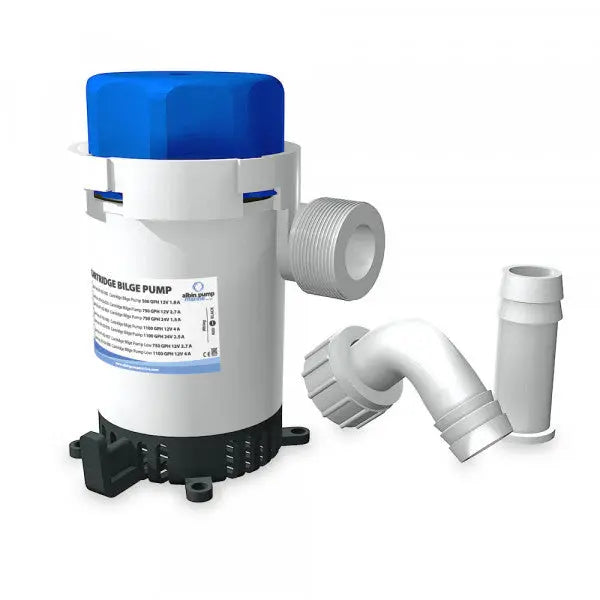 Albin 0102002 500 GPH 12V Bilge Pump Cartridge for Marine Applications