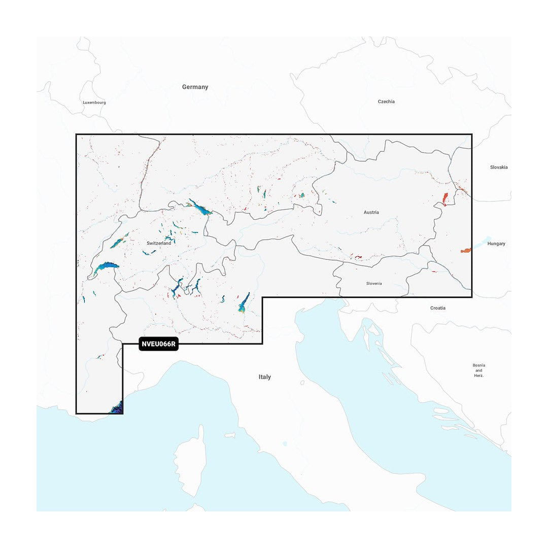Garmin Carto Alpine Lakes & Rivers Navigation Map for Garmin Navio – Part Number 010C126100