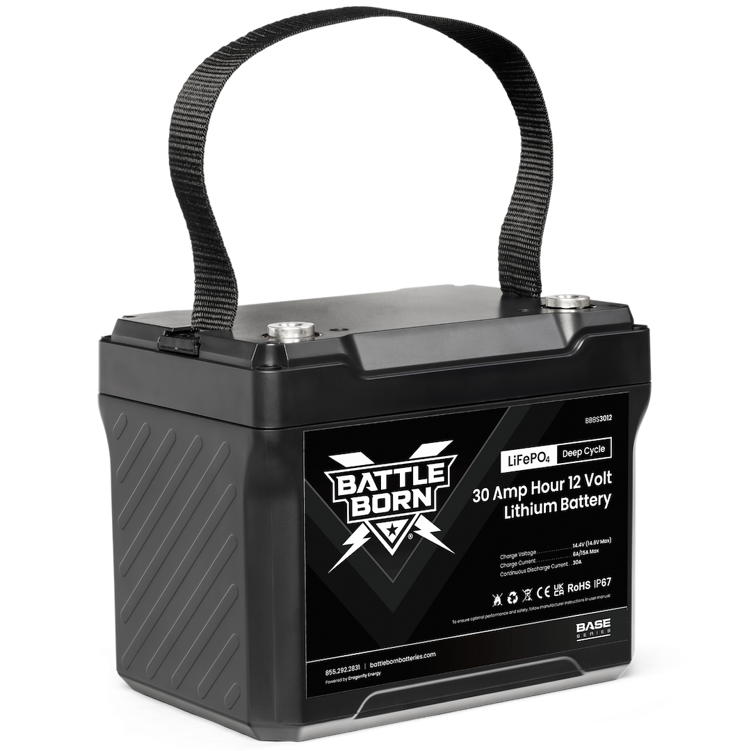 Battle Born 30Ah 12V LiFePO4 Battery (Part No. BBBS3012)
