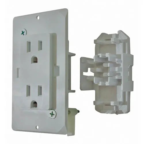 Valterra LLC WDR20WT 20 Amp White Receptacle for Reliable Power Connections