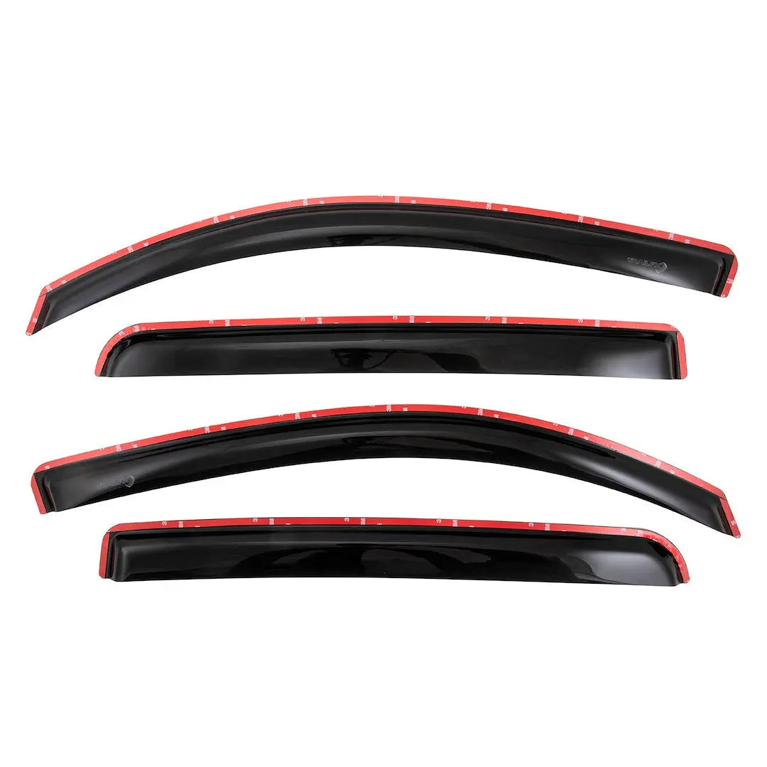 TRAILFX TFX Inchannel Window Vents Smoke 4-Piece for Toyota Tacoma (2016-2023)