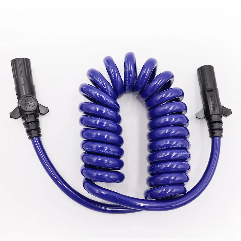 Blue Ox BX8862 6-Wire Coiled Trailer Cable Extension
