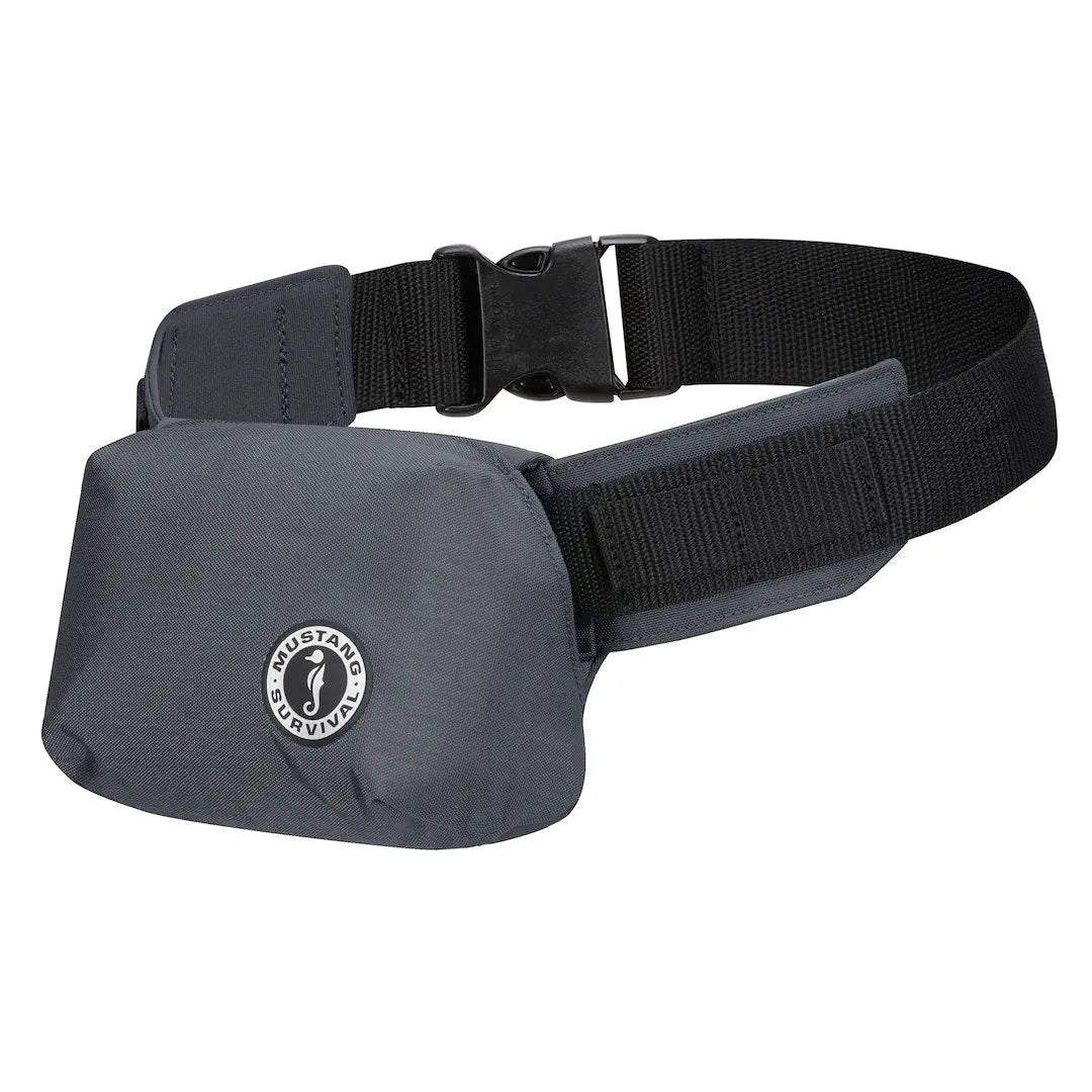 Mustang Survival Minimalist Belt Pack PFD in Grey - Compact Personal Flotation Device