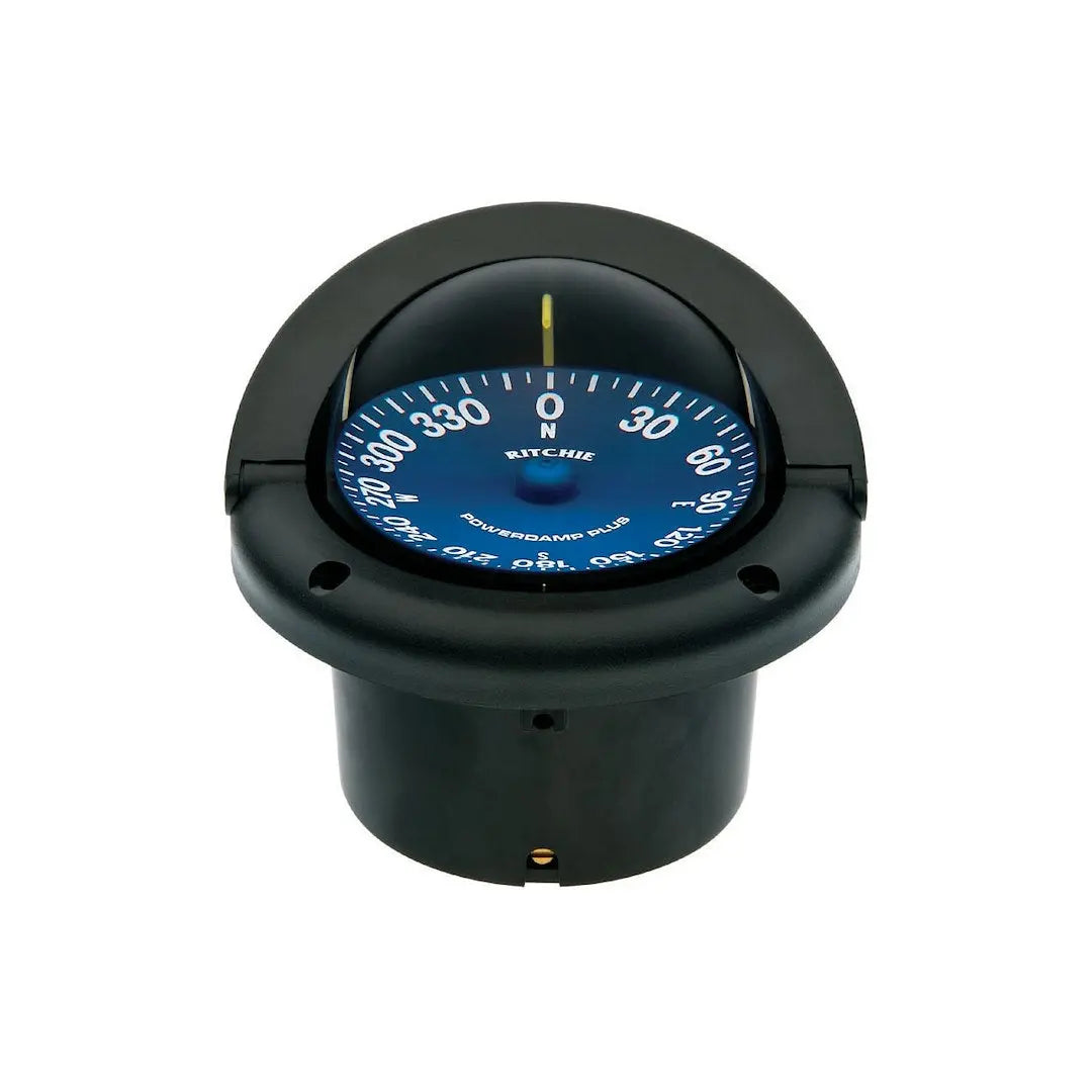 Ritchie Navi Compass Flush Mount 3.75-Inch Dial with Black Face - Model SS1002