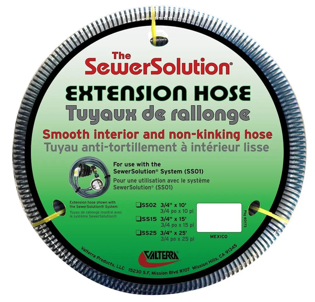 Valterra LLC Sewersolution Extension Hose 25 ft (Part #SS25)