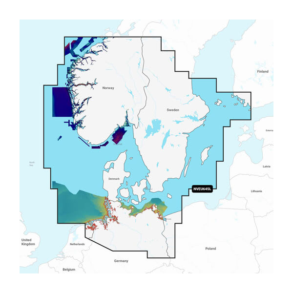 Garmin Carto SKAGERRAK & KATTEGAT Navionics Charts - Part #010C127400