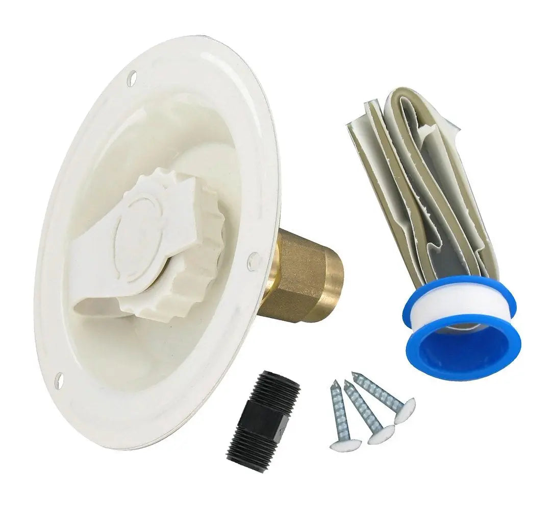 Valterra LLC Water Inlet Recess with Left Mounting, Metal Construction – Model A010177LFV