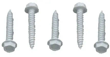 AP Products Hex Washer Head Screw 8 x 1 White - Durable Fastener for Industrial and Construction Applications