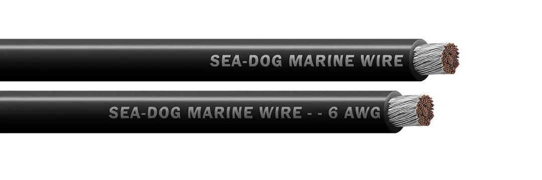 Sea Dog 6 AWG Black Battery Cable - 25 Feet