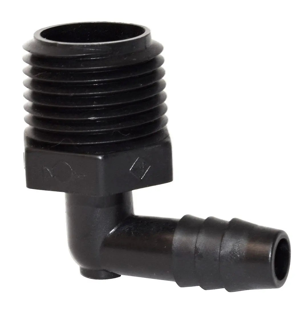 Valterra LLC Elbow 90 1/2 MPT x 3/8 Barb (Part RF882)
