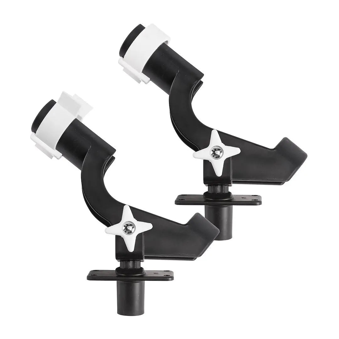 WISE Seating 6040 2 Rod Holder with 2 Flush Mounts - Durable Marine Grade Hardware