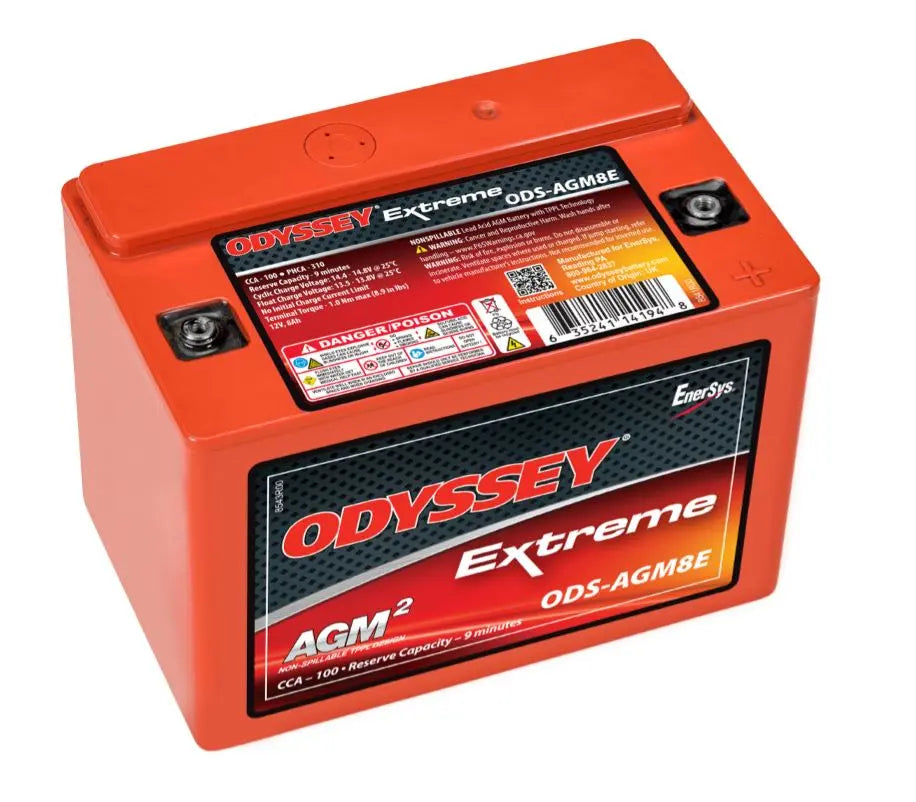 Odyssey PC310 AGM Marine Battery (Part Number ODSAGM8E) – 12V Deep Cycle Power for Marine and RV Applications