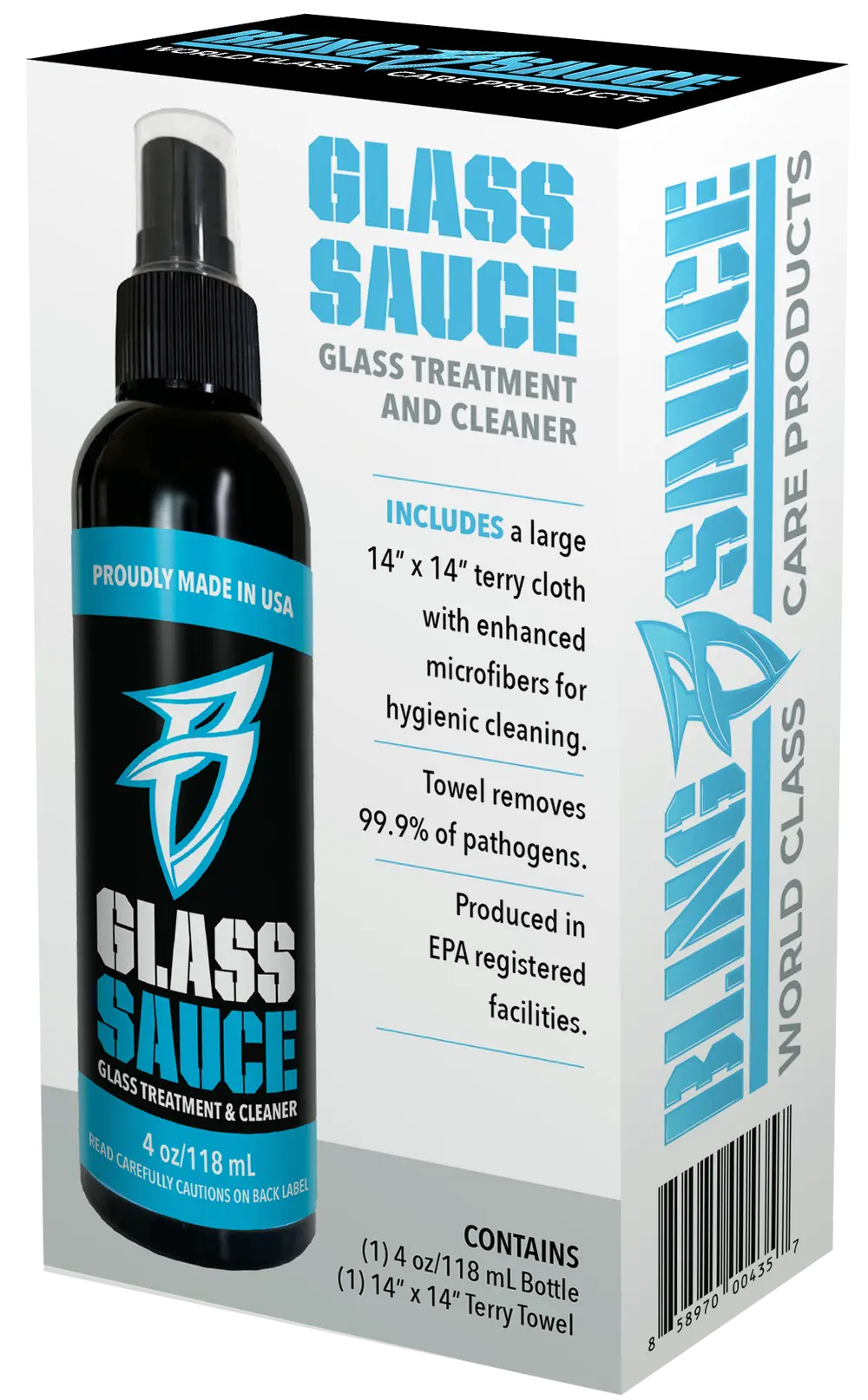 Bling Sauce 4 oz Mist Spray Bottle (Part Number: GLASS12PKP)