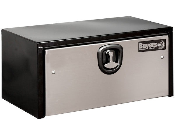 Buyers Products Black Steel Box with Polished Stainless Steel Finish (Part #1702703)