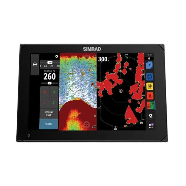 Simrad NSX 3012 Marine Multifunction Display with No Transducer - Model 0015222001