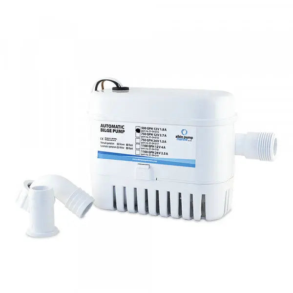 Albin Automatic Bilge Pump 500 GPH 12V - Reliable Marine Bilge Pump