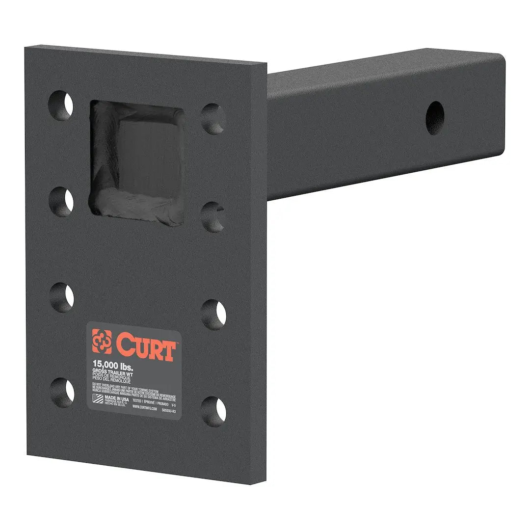 CURT Manufacturing Adjustable Pintle Mount Model 48325 for Heavy-Duty Towing