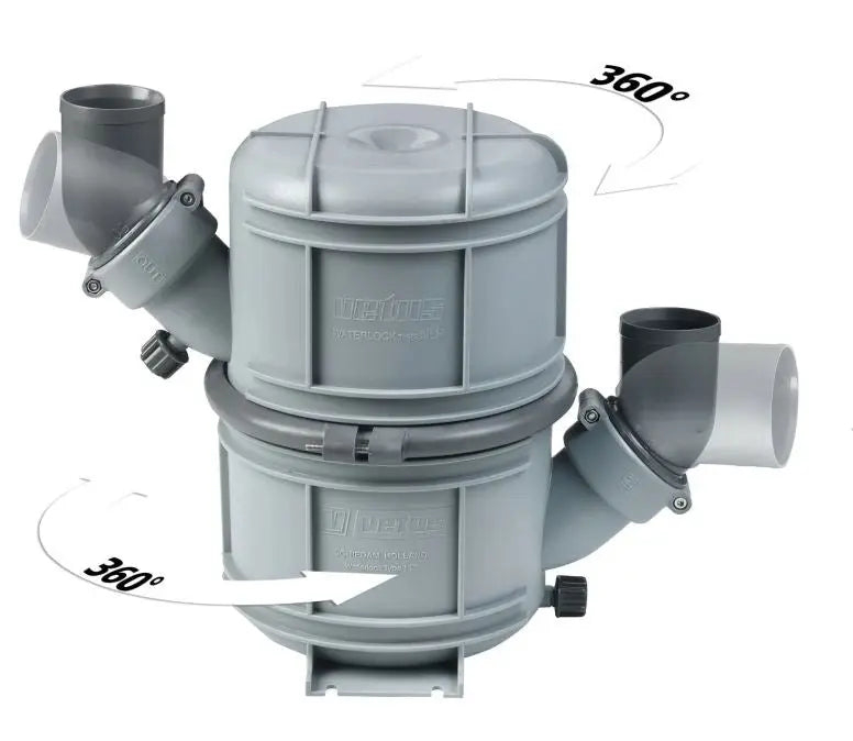 VETUS NLP50 Rotatable Waterlock and Muffler Type NL