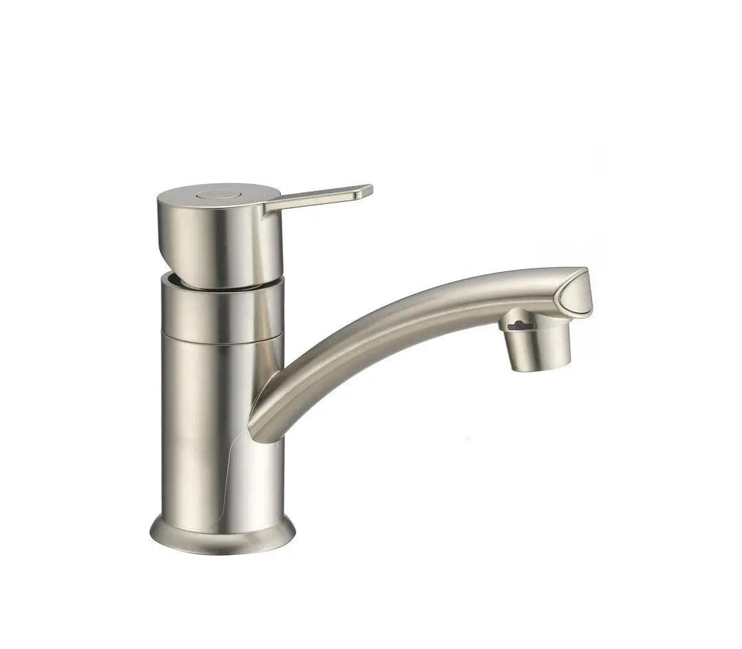 DURA FAUCET DFPL200MSN Modern Single Lever Centerset RV Lavatory Faucet by DURA FAUCET