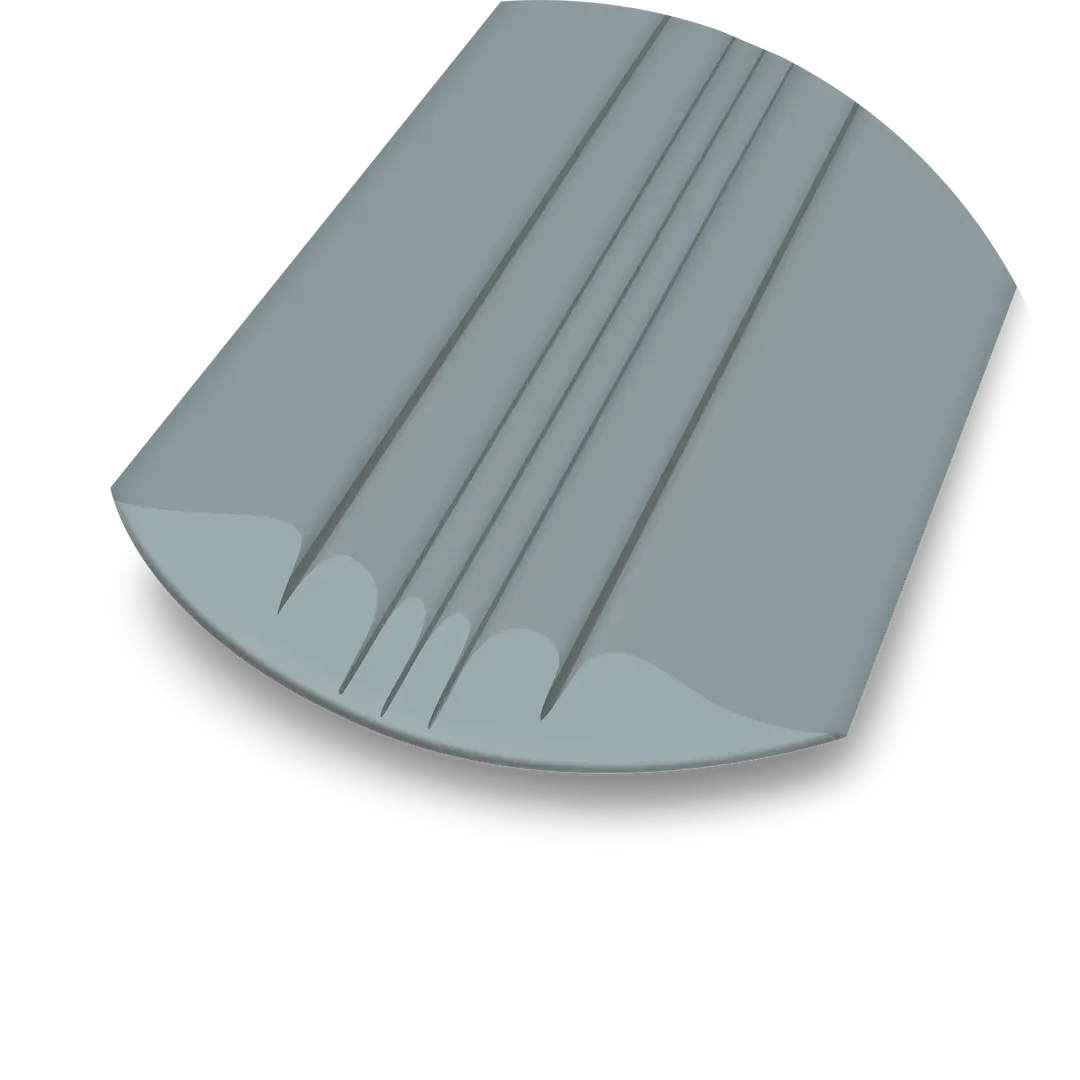 KEELGUARD MegaGuard 8' Gray – Marine Boat Keel Protection by KEELGUARD Part 20508