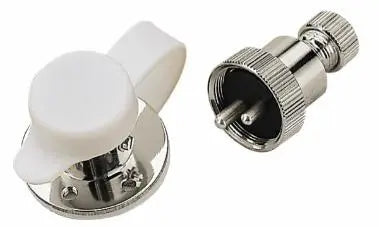 Sea Dog Chrome Brass Connector 3 Amp 4-Pin (Part No. 4262641)