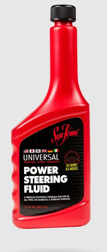 Seafoam Universal Power Steering Fluid 12 oz - High-Performance Lubricant for Vehicle Steering Systems