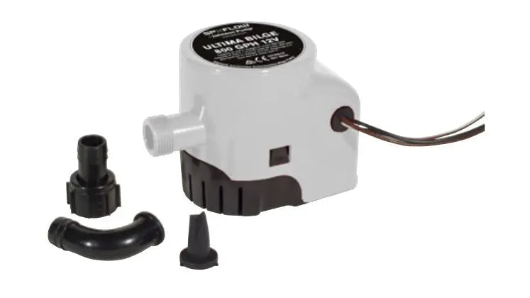 Johnson Pump Ultima Bilge Pump 800 GPH 12V with Switch - Reliable Marine Pumping Solution