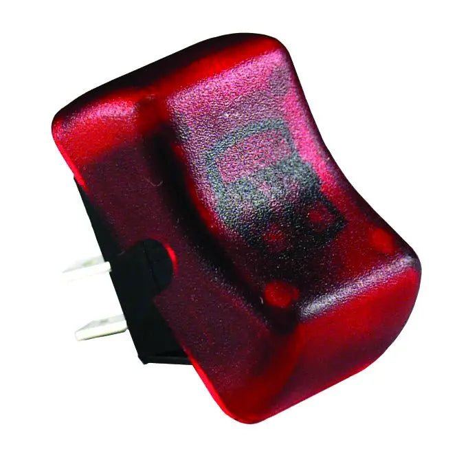 JR Products SGL Lighted On-Off Switch with Red Indicator (Part #12045)