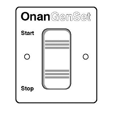 CUMMINS NW ONAN Standard Remote Panel (Part #3004936)