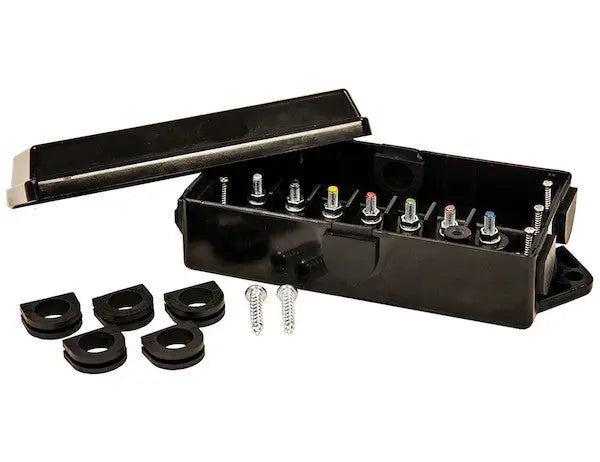 Buyers Prod Box Junction Electrical Plastic with 7 Ports - Part #5601101