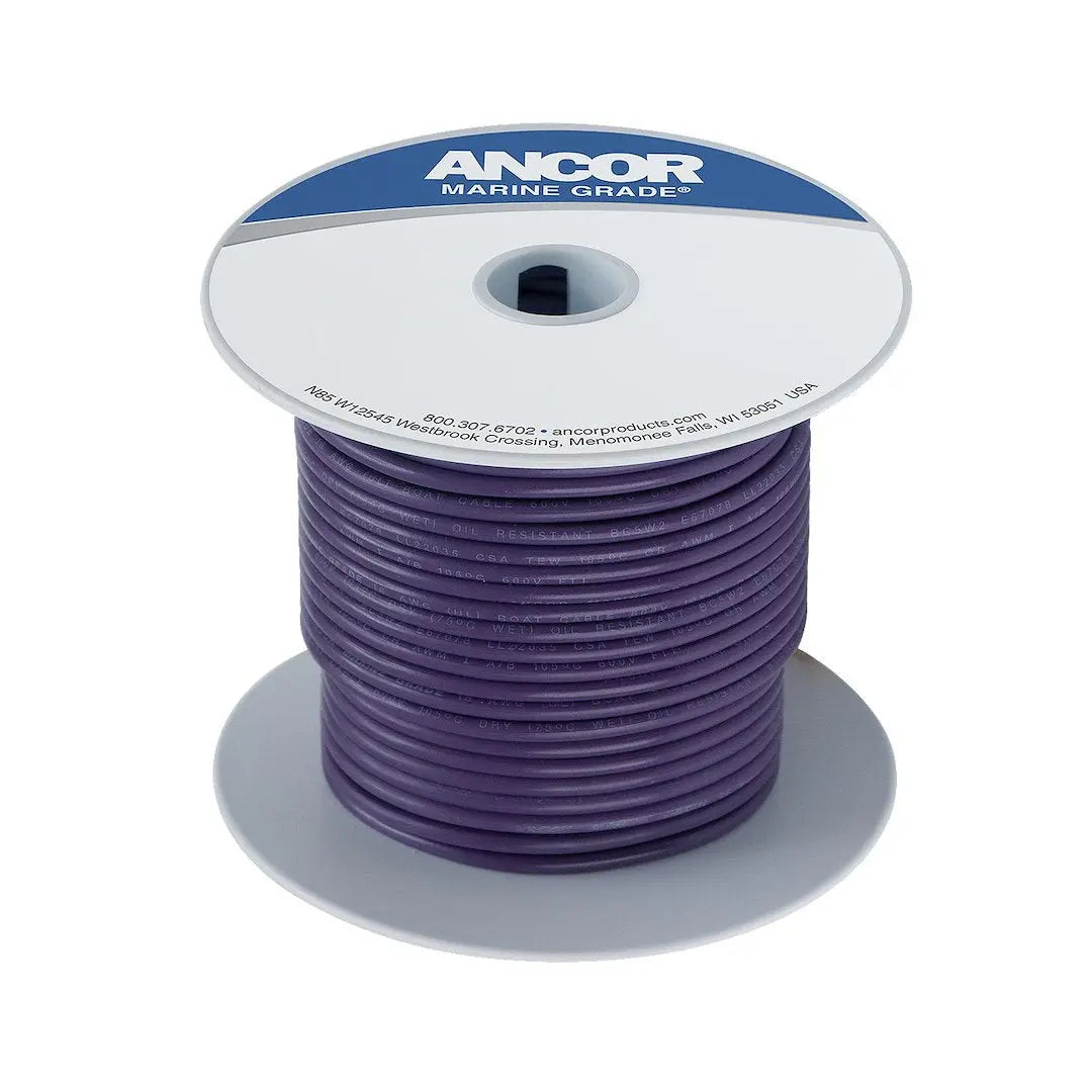 ANCOR Tinned Copper Wire 14 AWG (2mm²) - Durable Electrical Wiring for Industrial and Home Use