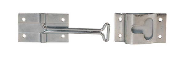 Buyers Products DH5006 Hold Back Door 6-Inch Hook & Keeper for Truck and Trailer Applications