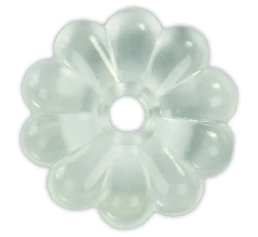 JR Products Plastic Rosettes Clear (Part Number 20465)