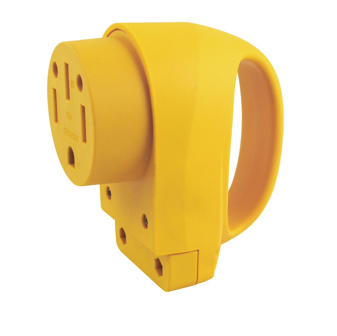 Marinco 50FCRV RV Female Receptacle Connector – 50 Amp Power Inlet for Recreational Vehicles