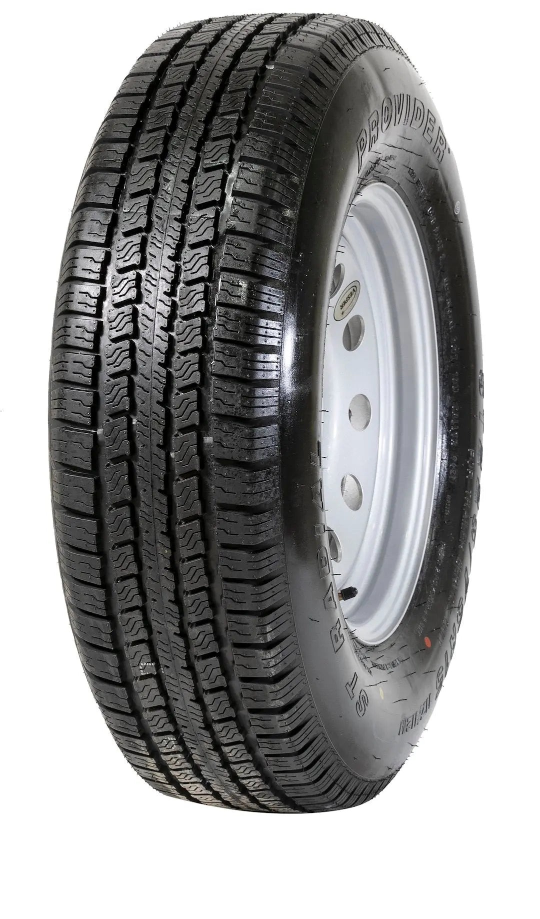 TASKMASTER A225R645SM ST225/75R15 10-Ply Provider Tire on 15x6 Wheel