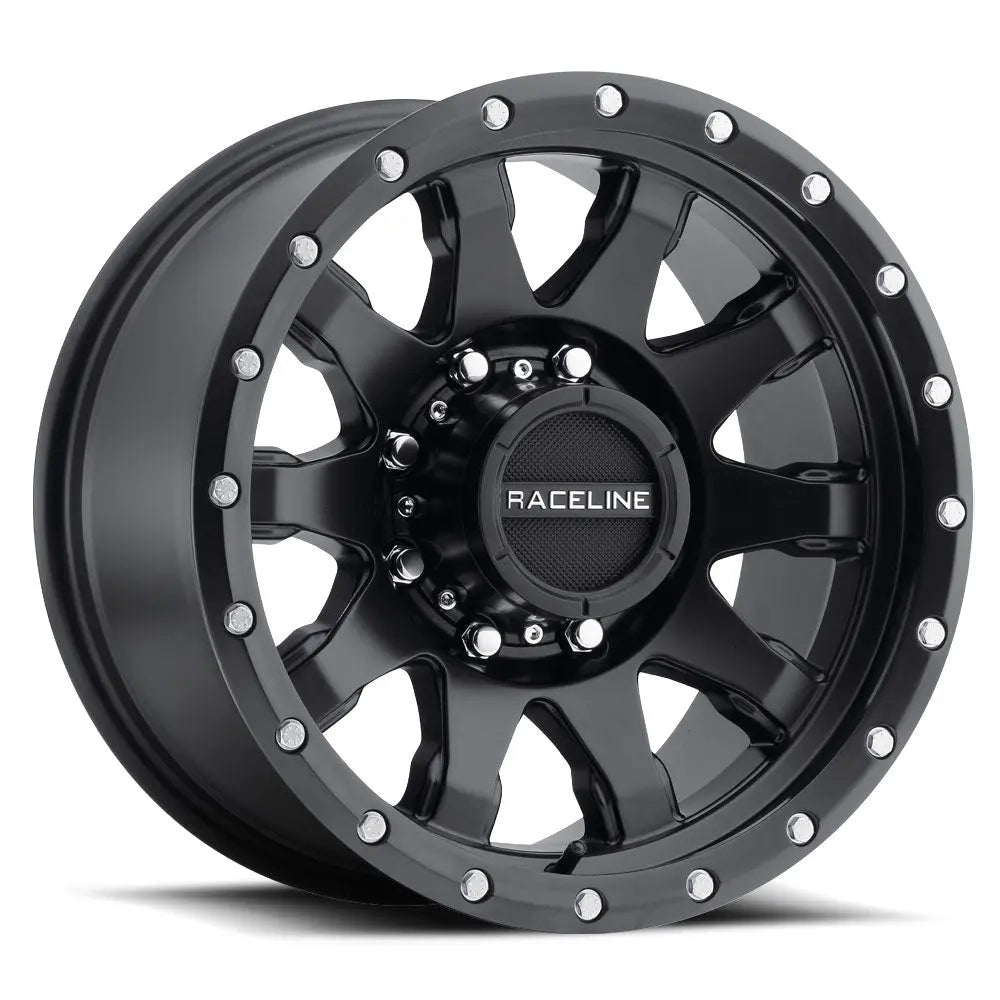 Raceline 34B2108119 20x10 Inch Off-Road Wheel with 8x170 Bolt Pattern and -19mm Offset