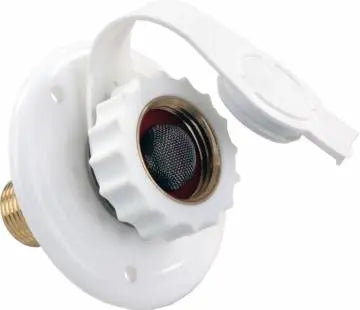 JR Products Water Flange with White Plastic - Part Number 62145