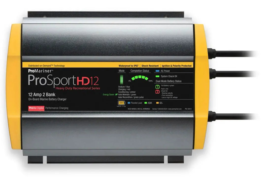PRO MARINER PROSPORT HD 12 Amp 2-Operator Marine Battery Charger (Part #44012)