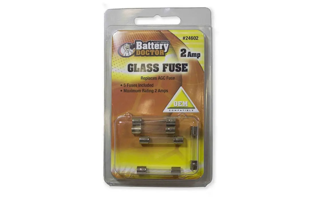 Wirthco AGC Glass Fuse - 2 Amp for Reliable Circuit Protection