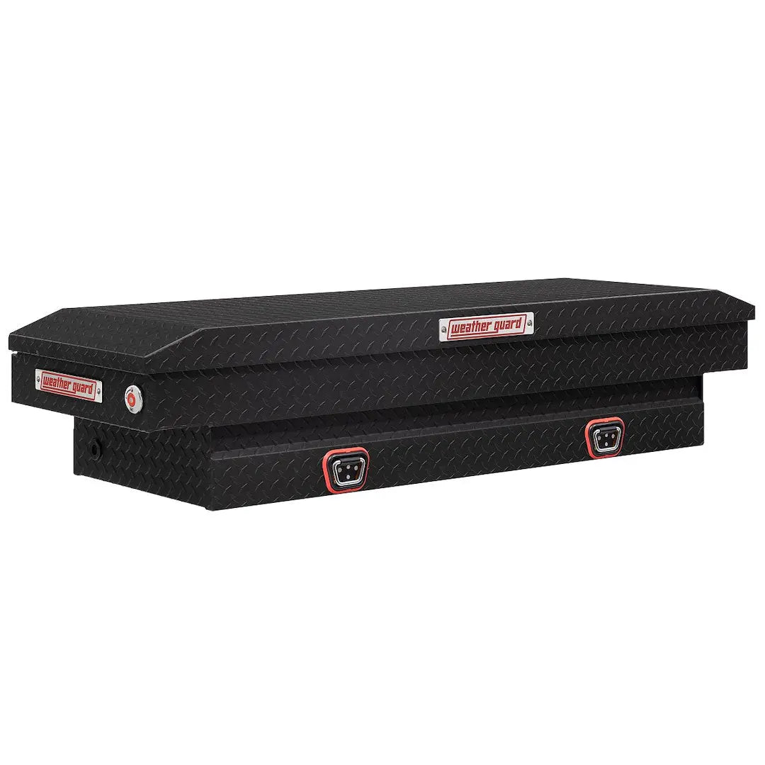 WeatherGuard Saddle Box with Part Number 1545204 – Durable Aluminum Storage for Trucks