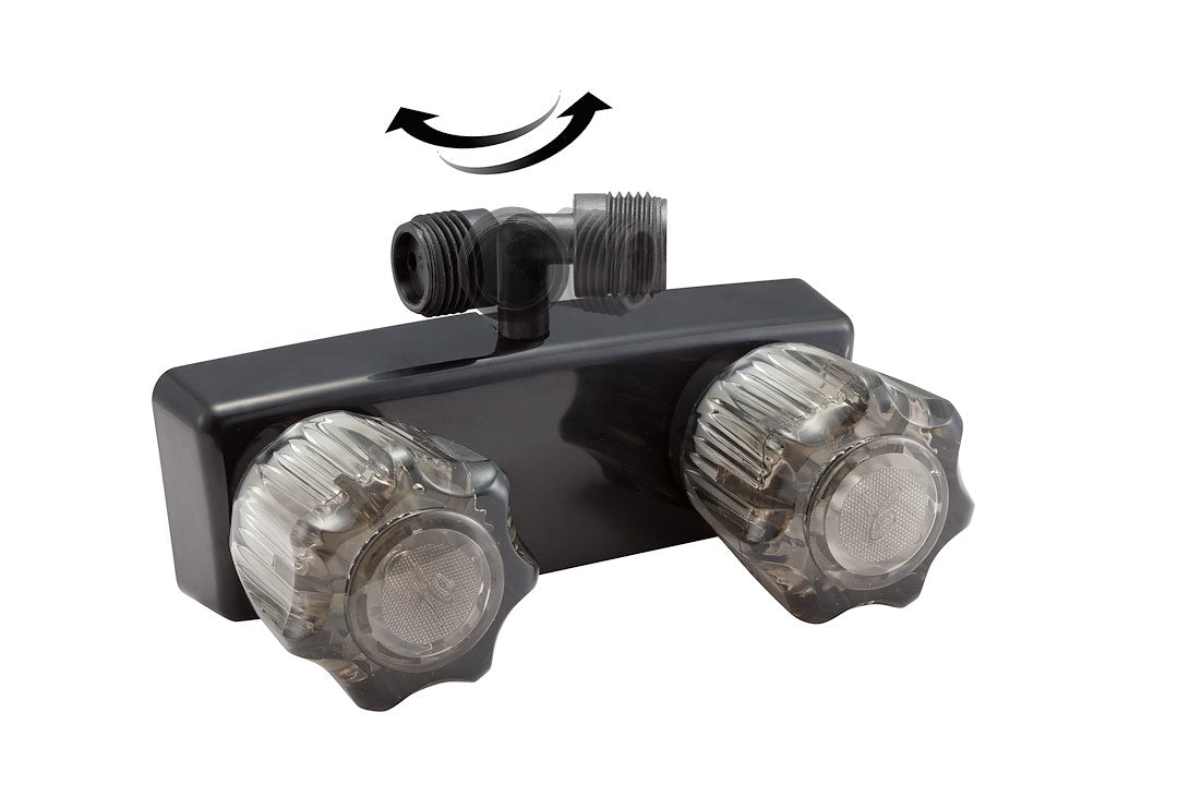 DURA FAUCET Outdoor Shower Faucet in Black, Part Number DFSA100S1B