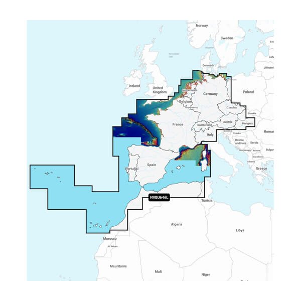 Garmin Carto Europe Central & West Garmin Navi (Part #010C127500)