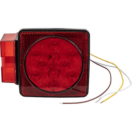 Buyers Products 5625118 5-Inch Red Stop, Tail and Turn Light with Lead