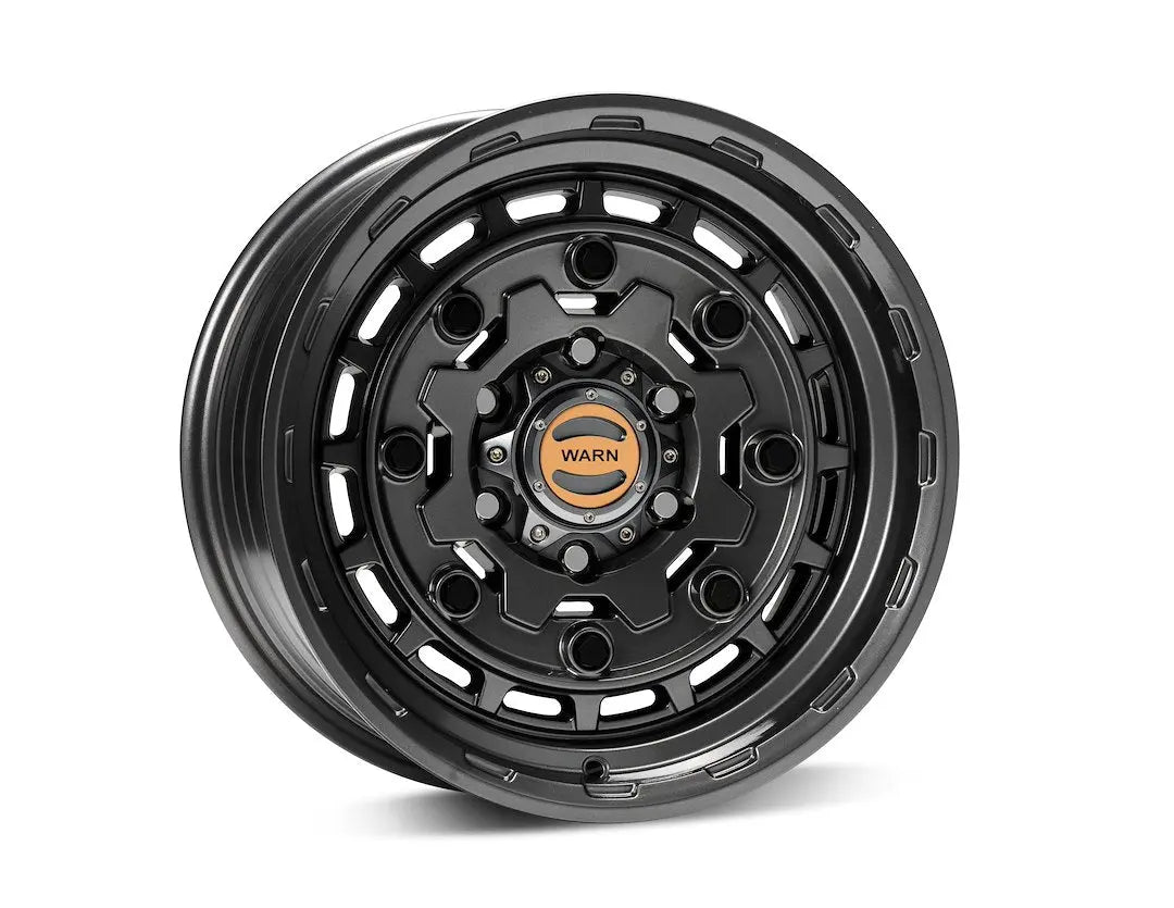 WARN Industries Epic Jackhammer Wheel 6.5 x 5.5 Black – Heavy-Duty Equipment Part