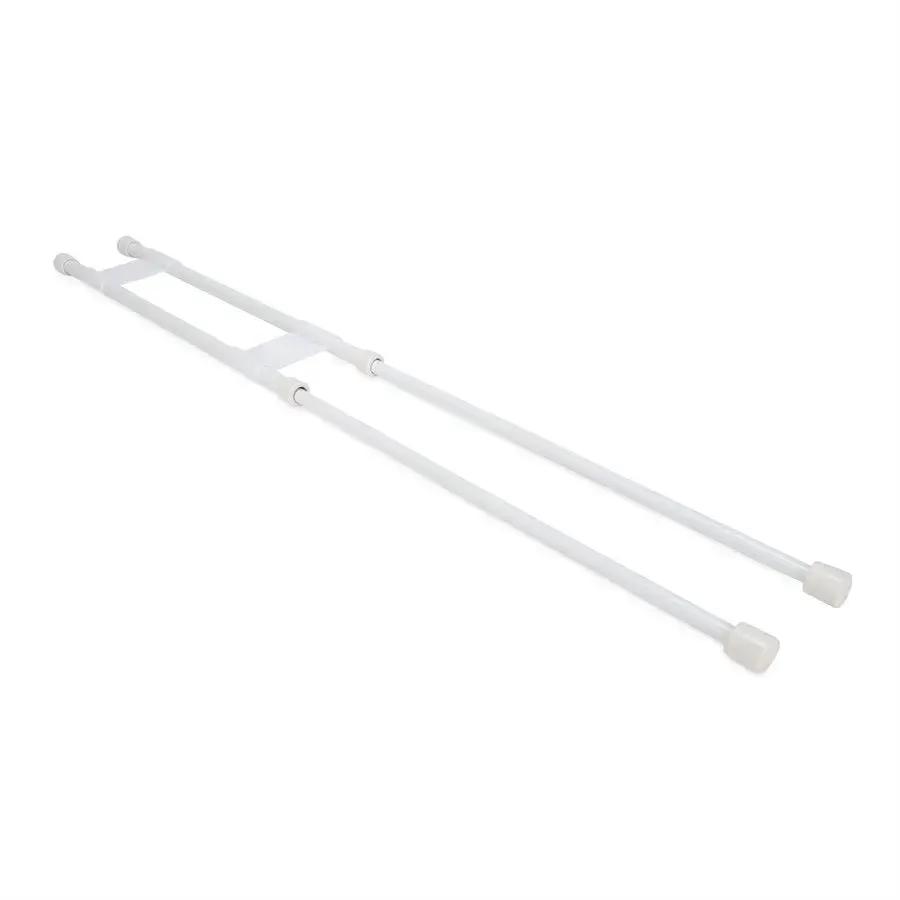 Camco White Double Refrigerator Bars (Part Number 44073) by CAMCO