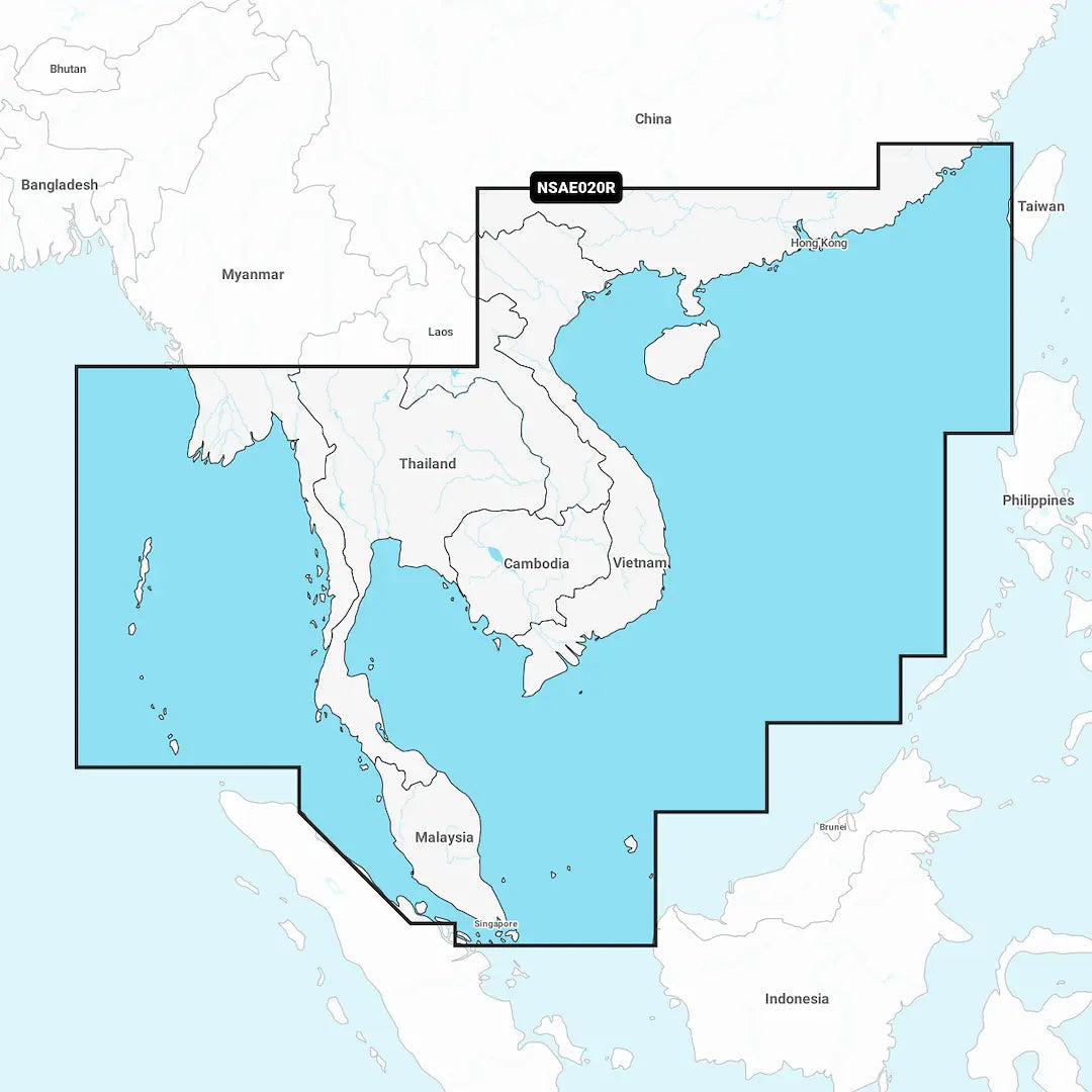 Garmin Carto South China & Andaman Seas Navigation Map - Part Number 010C121820